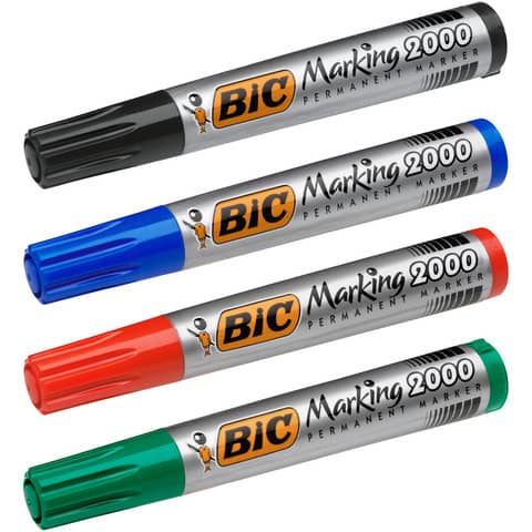 Marcatore permanente BIC Marking 2000 punta conica 4,95 mm - assortiti -
