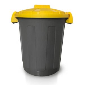 Bidone 25 litri dotato di coperchio e due chiusure esterne PP Mobil Plastic