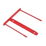 Fastener con clip di chiusura passo 80 mm Fellowes rosso