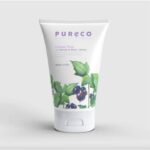 Pureco face cream with currant and water lily extracts - jojoba oil and pigments