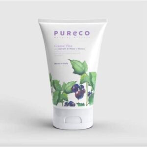 Pureco face cream with currant and water lily extracts - jojoba oil and pigments