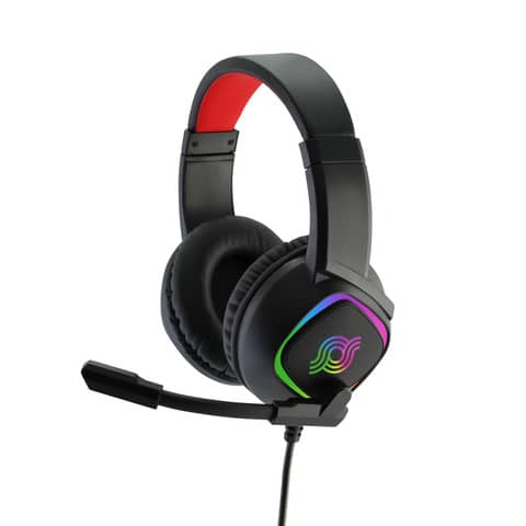 Gaming headset on ear - 2 m cable Media Range black