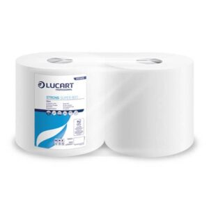 Bobina 2 veli pura cellulosa Lucart STRONG SUPER 800 2 - 800 strappi per