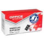 Molle fermacarte nero Office Products 41 mm -