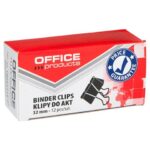 Molle fermacarte nero Office Products 32 mm -