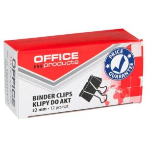 Molle fermacarte nero Office Products 32 mm -