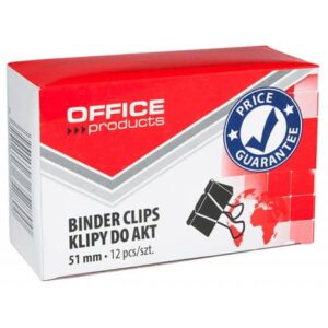 Molle fermacarte nero Office Products 51 mm -