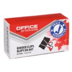 Molle fermacarte nero Office Products 25 mm -