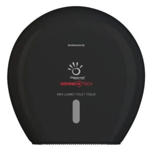 Antibacterial Toilet Paper Dispenser Mini Jumbo Defend Tech -