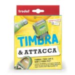 Timbro componibile Timbra & Attacca Trodat nero - misure e set assortiti