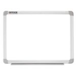 Office Products 90x60 cm lacquered erasable magnetic board