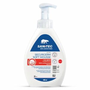 Soft hygienic hand soap mousse with antibacterial agents