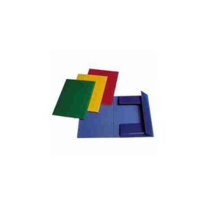 Cartellina a 3 lembi Esselte C46 con elastico tondo 25x35 cm 550 g/m² blu
