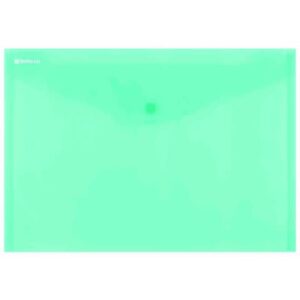 Envelopes with button in ecological PPL Donau A4 format green -