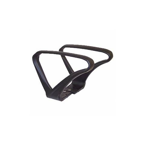 Pair of black fixed armrests for Seditaly inverted-triangle seats