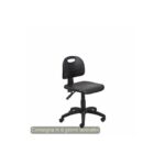 Seduta tecnica Labor Back-system 40 nero Seditaly in PU lavabile bassa