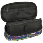 Astuccio ovalino con cerniera piccolo Donau 21x5,5x10,5 cm motivo