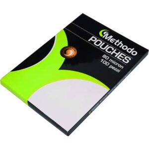 Pouches adesive per plastificatrici 2x80 µm - A4 - Methodo in conf. 100 pezzi