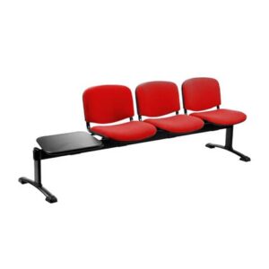 Panca 3 posti attesa Unisit Dado D53PT con tavolino - rivestimento Eco