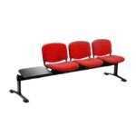 Panca 3 posti attesa Unisit Dado D53PT con tavolino - rivestimento