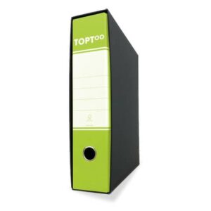 Registratore protocollo con custodia - dorso 8 cm - 23x33 cm TOPToo verde lime