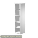 Mobile alto a giorno Flex 5 ripiani 45x46xH.181,8 cm Artexport bianco