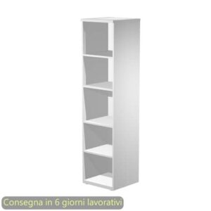 Mobile alto a giorno Flex 5 ripiani 45x46xH.181,8 cm Artexport bianco