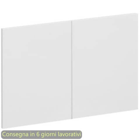 Coppia di ante a scatto senza maniglie 60xH.36,8 cm per librerie Artexport