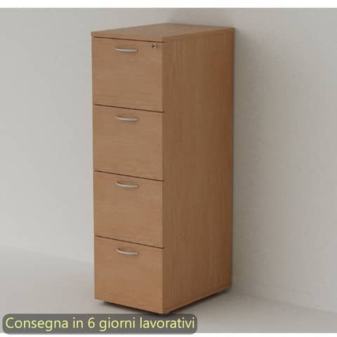 Mobile classificatore per cartelle sospese 4 cassetti + 1 serratura