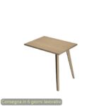 Allungo reversibile per scrivanie Woody 60x80xH.74,4 cm gambe rovere Artexport