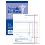 Blocco parcelle sanitarie O.C.L. 50x2 copie autoricalcanti 14x21 cm