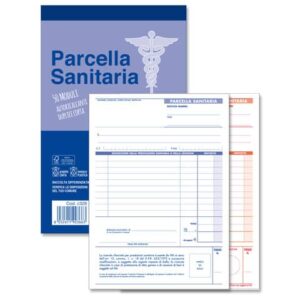Blocco parcelle sanitarie O.C.L. 50x2 copie autoricalcanti 14x21 cm