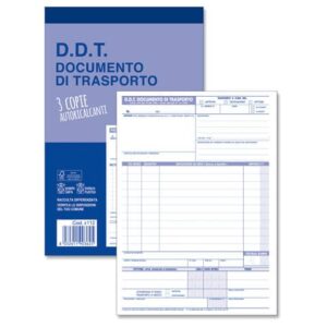 Blocco O.C.L. DDT mittente - destinatario vettore 33x3 copie -