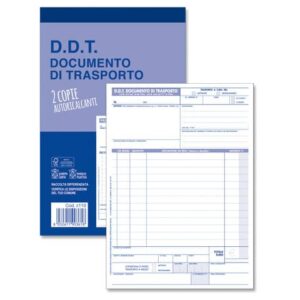 Blocco O.C.L. DDT mittente - destinatario 50x2 copie  14x21 cm