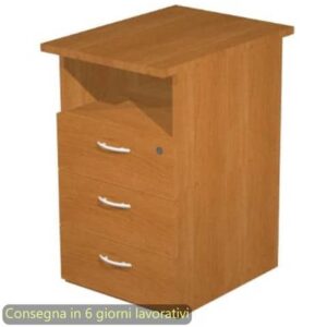 Cassettiera alta 1 vano + 3 cassetti con serratura 43x60xH.72 cm smontata Presto