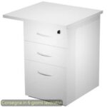 Cassettiera alta per scrivanie 2 cassetti + 1 classificatore 65x60xH.73