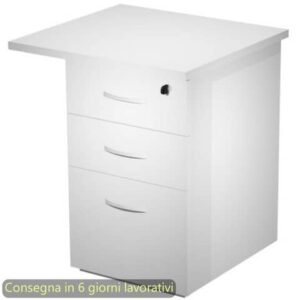 Cassettiera alta per scrivanie 2 cassetti + 1 classificatore 65x60xH.73
