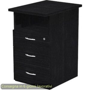 Cassettiera alta 1 vano + 3 cassetti con serratura 43x60xH.72 cm smontata Presto