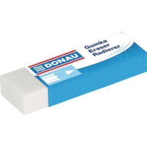 Gomma bianca fascettata singolarmente Donau 62x21x11 mm