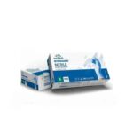 Guanti monouso in nitrile senza polvere e senza lattice blu - taglia S -