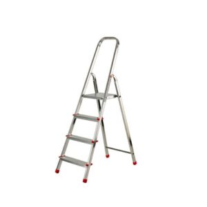 Scala in alluminio Scalamìa rinforzata Gierre 4 gradini - 0.44x0.82xH.1.41 m