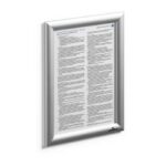 Durable aluminium snap frame - silver metallic A4 -