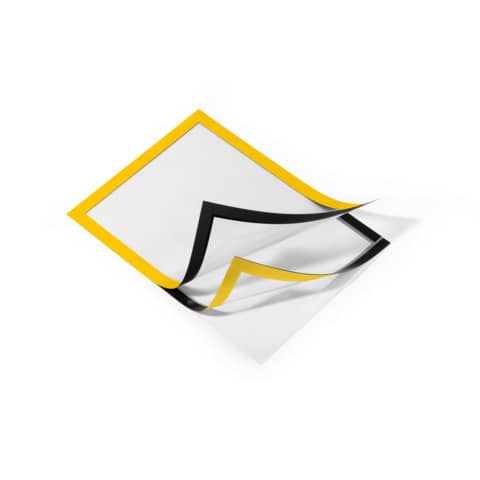 Cornice espositiva Durable DURAFRAME® formato A4 - conf. 2 pz - giallo -