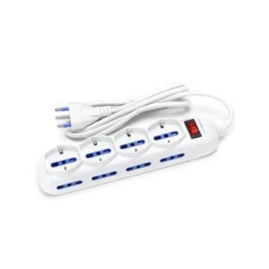 Multipresa con interruttore 16A - cavo 1,5 m - bianco Aigostar a 12 vie (P40 e