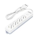 Multisocket with 16A switch - 1.5 m cable - white and grey Aigostar 4-way
