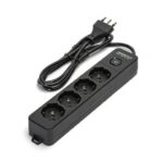 Multisocket with switch 16A - cable 1.5 m - black Aigostar 4-way P40