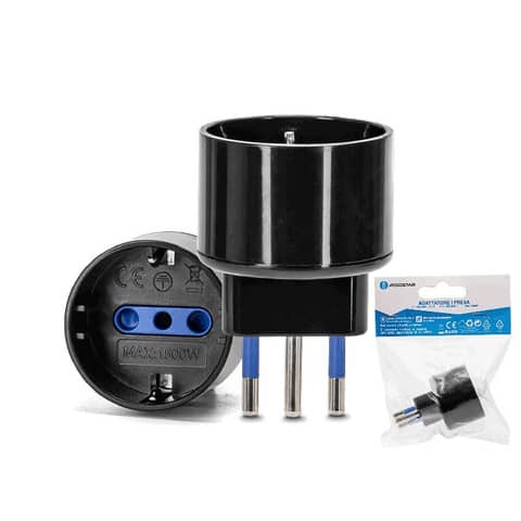 Aigostar 10A 1-way adapter P30 - black