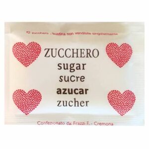 Zucchero bianco in bustine con soggetto generico Frazzi