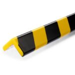 Profilo paracolpi adesivo Durable angolare giallo/nero C35 -
