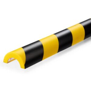 Profilo paracolpi adesivo per tubolari Durable giallo/nero P30